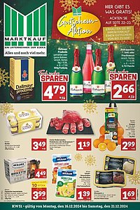 De voorpagina van de wekelijkse folder met veel aanbiedingen van Marktkauf Meppen.